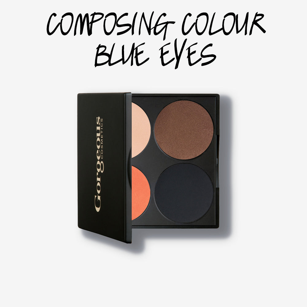 COMPOSING COLOUR BLUE EYES PALETTE