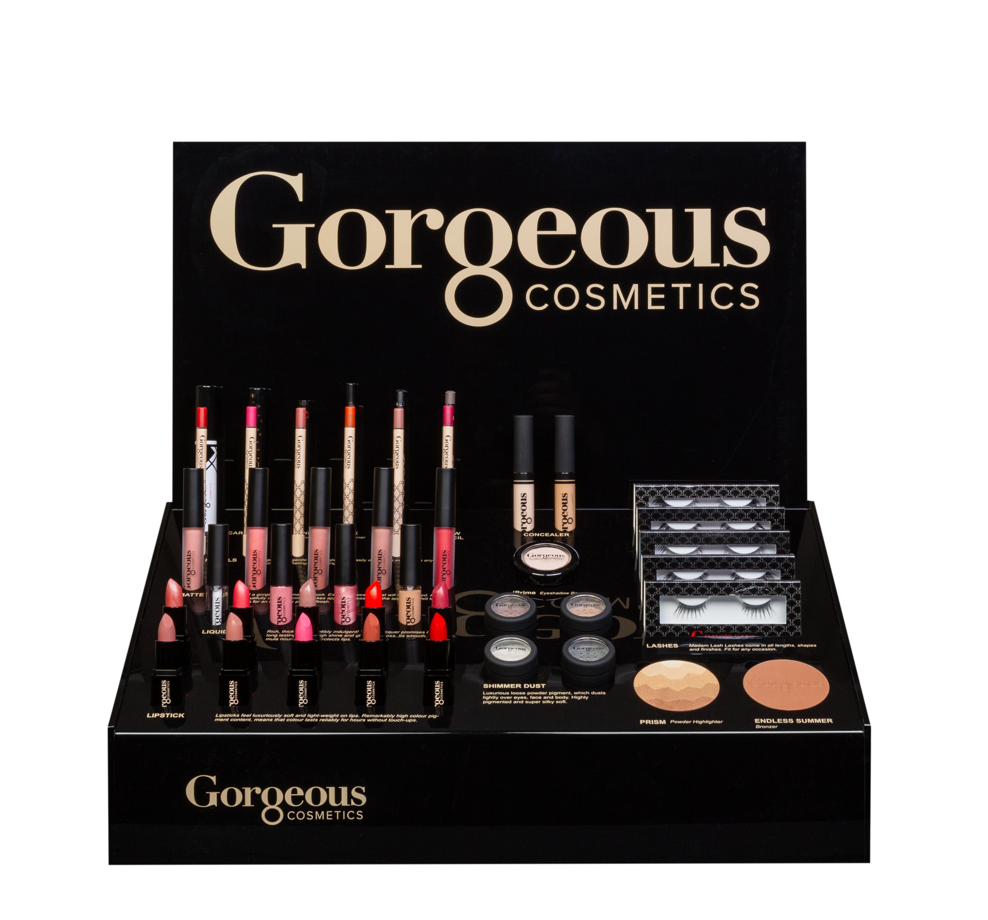 Pinnacle Makeup Display – Complete Retail Collection